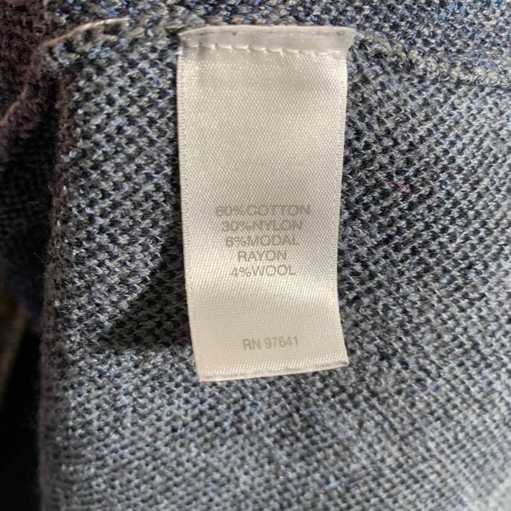 J.Jill Womens Patchwork Single Button Sweater Blu… - image 4